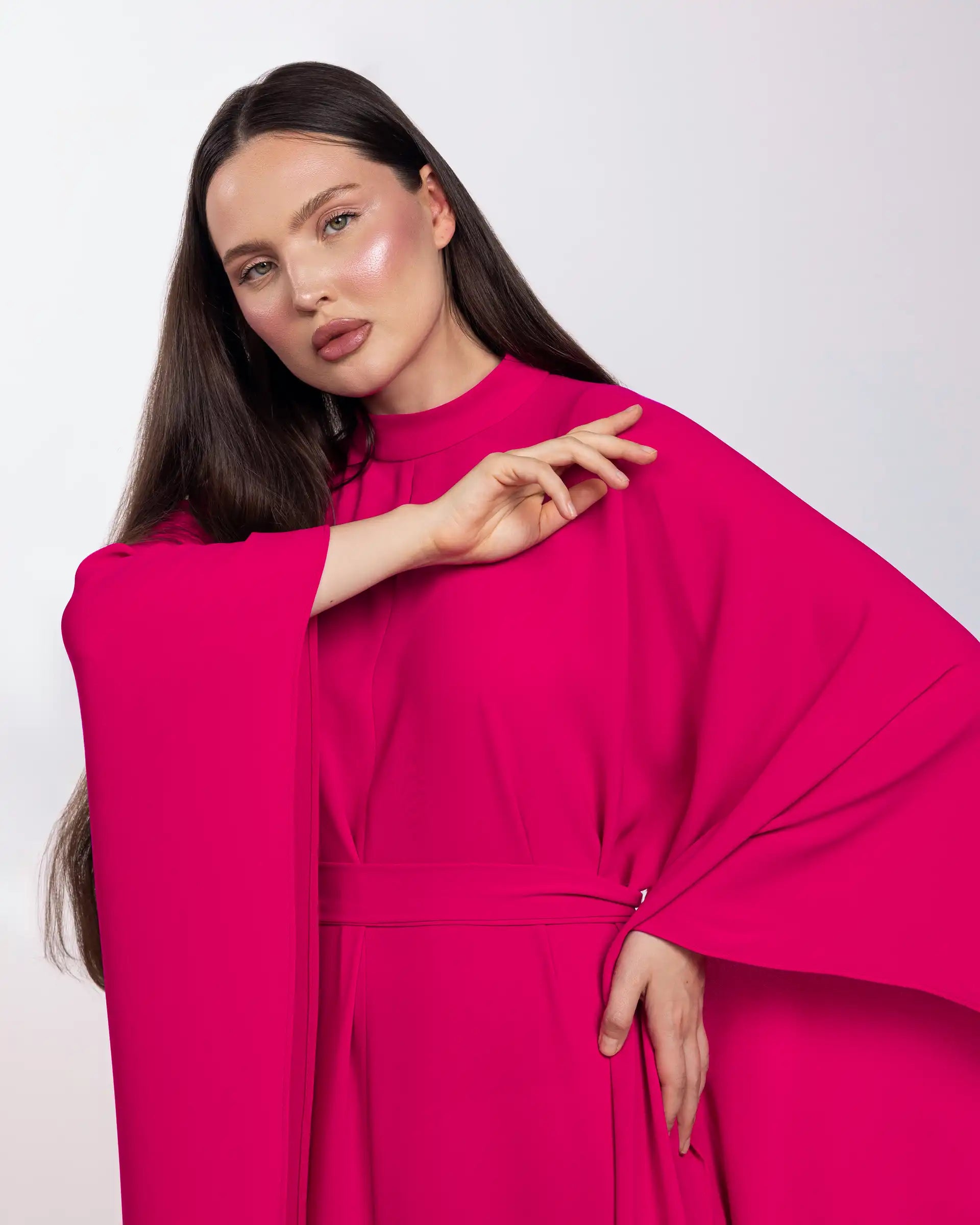 Victoria Dress - Fuchsia