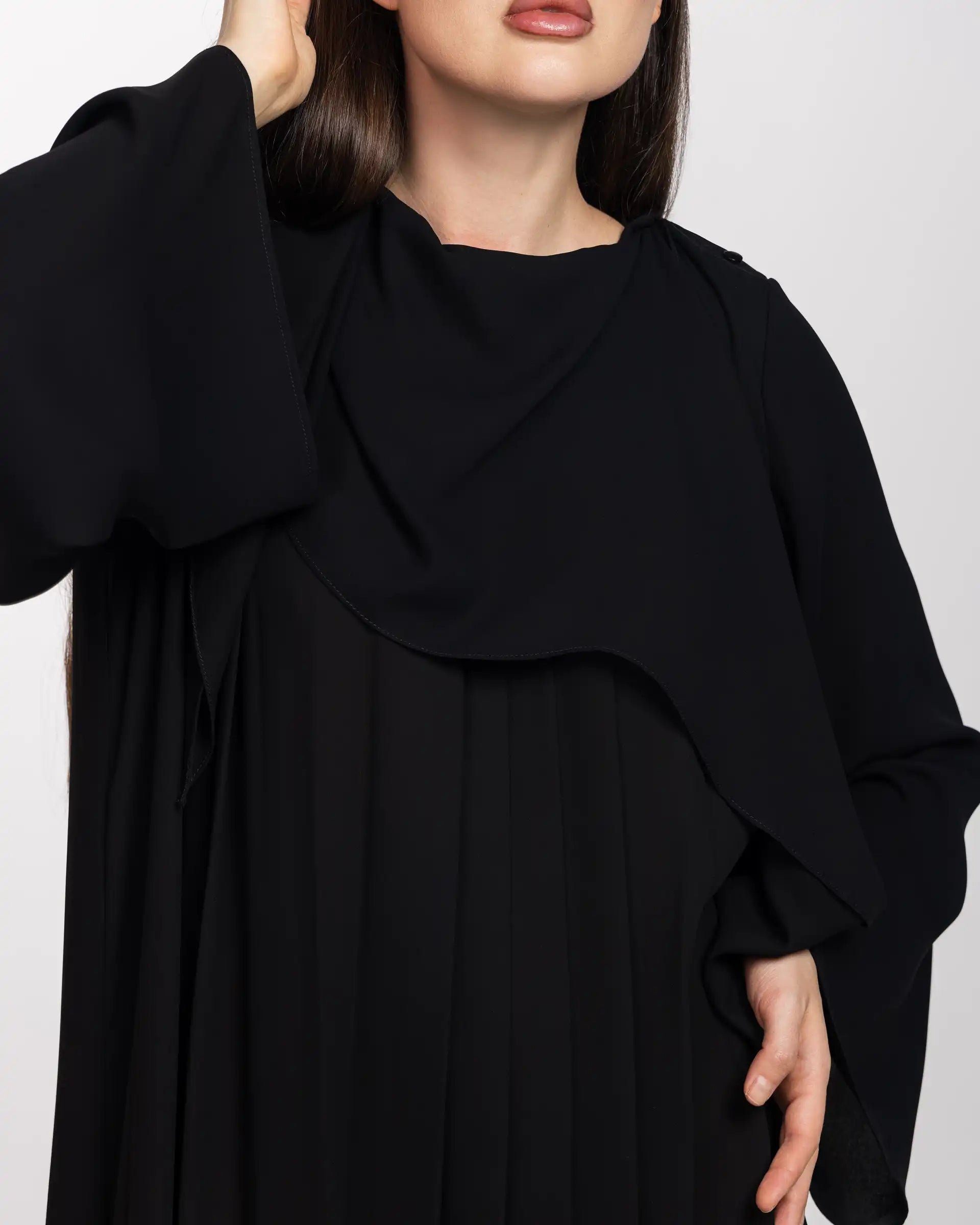 Train Dress - Black