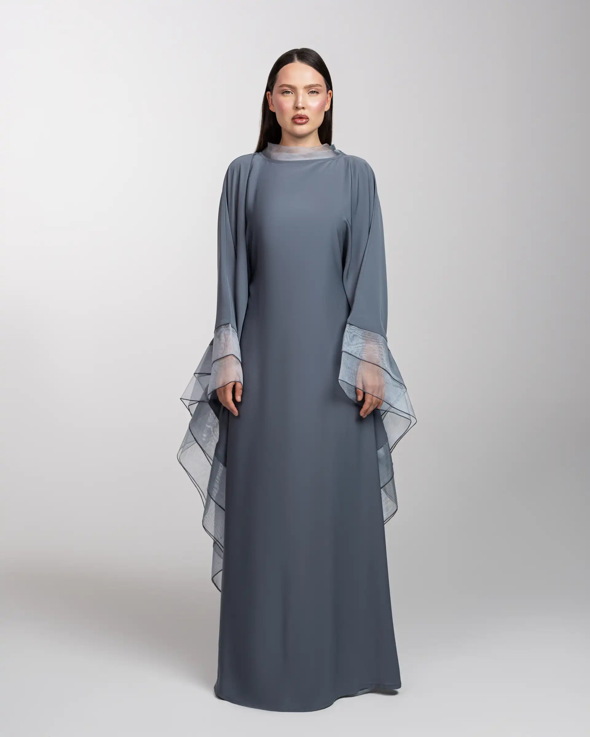 Organza Dress - Grey
