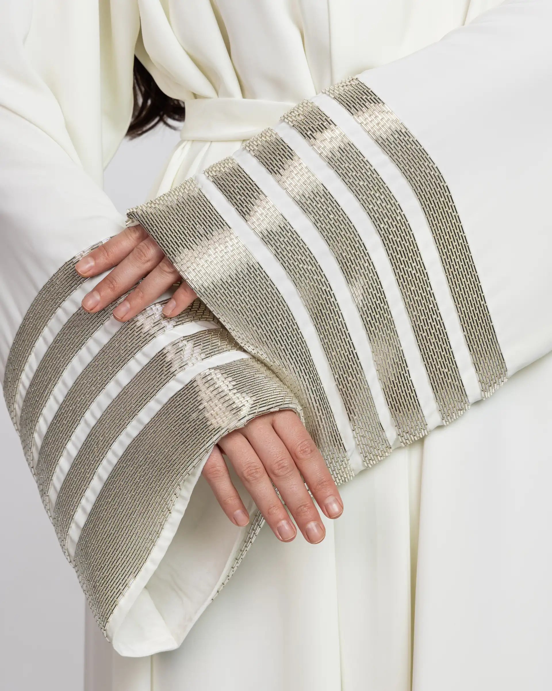 Serene Abaya - White
